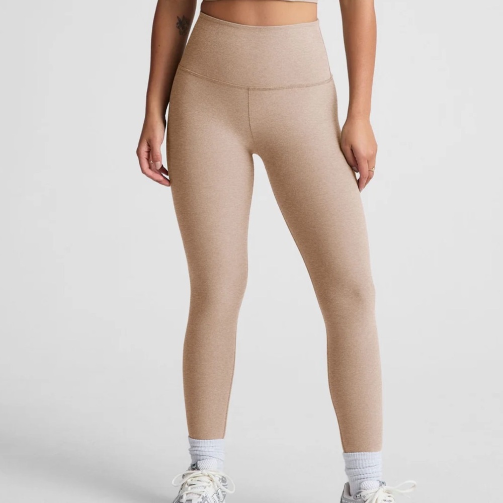 Beyond Yoga | Spacedye Caught in the midi high waist soft oatmeal Leggings